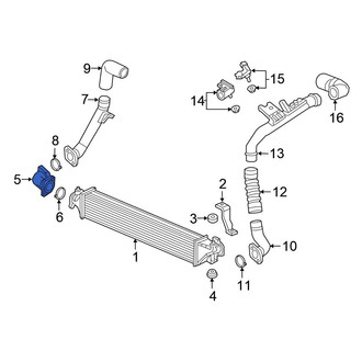 Honda OE - Intercooler Hose Adapter