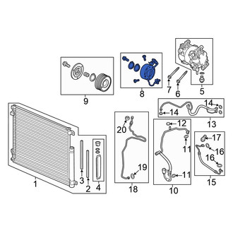 Honda OE - A/C Compressor Clutch Coil