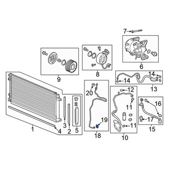 Honda OE - A/C Line O-Ring