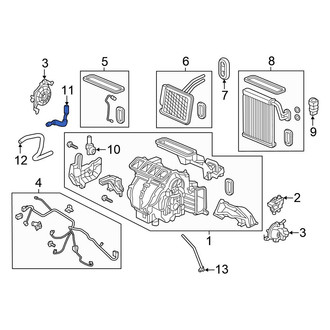 Honda OE - HVAC Heater Hose
