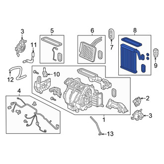 Honda OE - A/C Evaporator Core