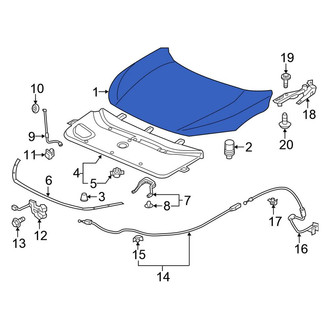 Honda OE - Front Hood Panel