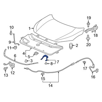Honda OE - Front Lower Hood Seal