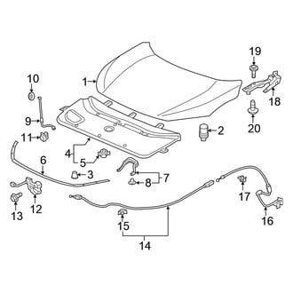 Honda OE - Hood & Components (Coupe / Sedan)