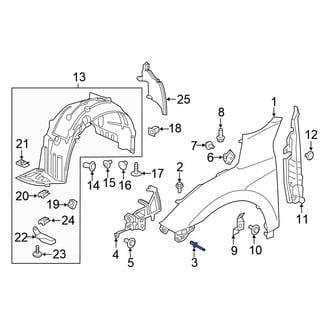 Honda OE - Upper Fender Rivet
