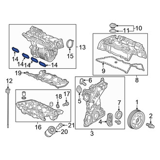 Honda OE - Engine Intake Manifold Gasket