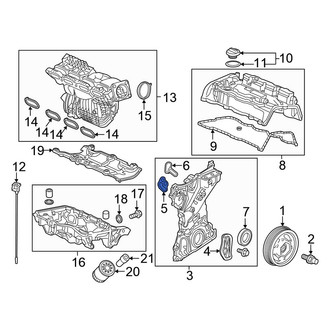 Honda OE - Engine Timing Cover Seal