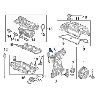 Honda OE - Engine Timing Cover Seal