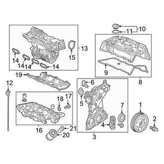 Honda OE - Engine / Transaxle - Engine Parts (2.0L)