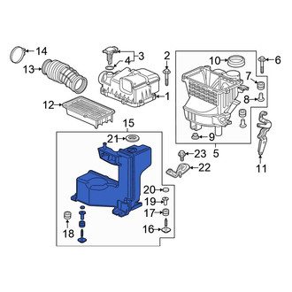 Honda OE - Engine Air Intake Resonator
