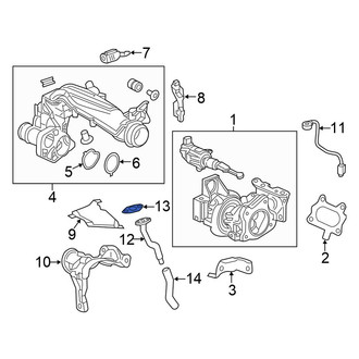 Honda OE - Turbocharger Oil Line Gasket