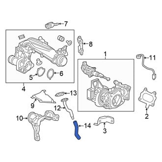 Honda OE - Turbocharger Oil Line
