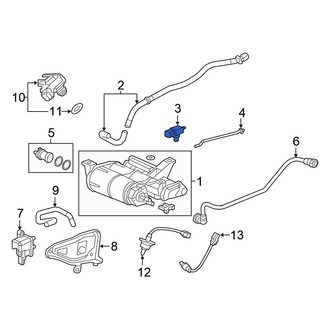 Honda OE - Evaporative Emissions System Pressure Sensor