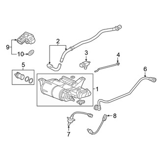 Honda OE - Emission System - Emission Components (Vapor Canister & Sensors)