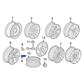 Honda OE - Tire Valve Stem