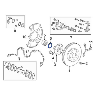Honda OE - Wheel Bearing Snap Ring