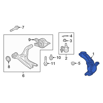 Honda OE - Left Steering Knuckle