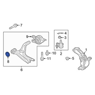 Honda OE - Suspension Control Arm Bracket