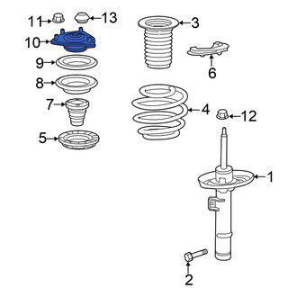 Honda OE - Front Suspension Strut Mount