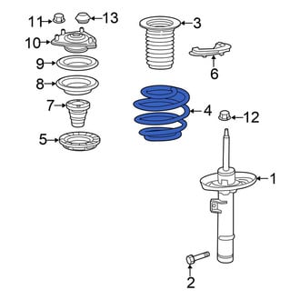 Honda OE - Rear Coil Spring