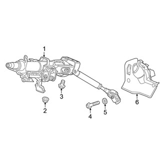 Honda OE - Steering Column Assembly (Coupe / Sedan)