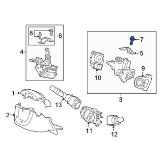 Honda OE - Steering Column Lock Bolt