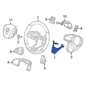 Honda OE - Lower Steering Wheel Trim