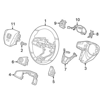 Honda OE - Steering Wheel & Trim (Coupe / Sedan)
