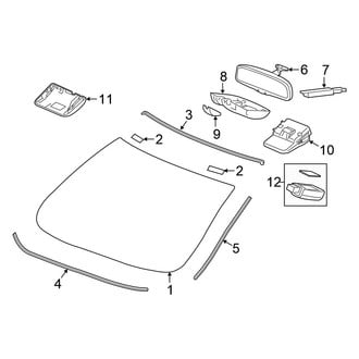 Honda OE - Windshield - Glass (Coupe / Sedan)