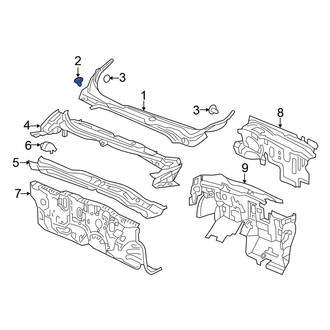 Honda OE - Outer Cowl Cover Clip