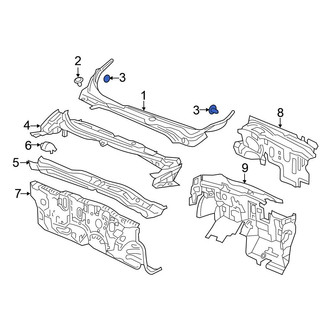Honda OE - Outer Cowl Cover Clip