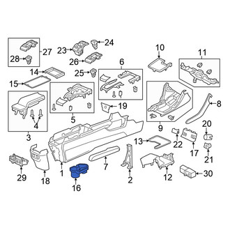 Honda OE - Console Cup Holder