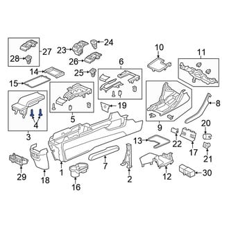 Honda OE - Console Lid Striker