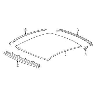 Honda OE - Roof - Exterior Trim (EX-L / EX-T / LX / LX-P / Touring Coupe)