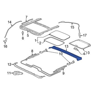 Honda OE - Sunroof Drip Rail