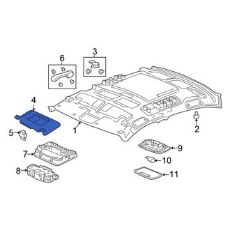 Honda OE - Left Sun Visor