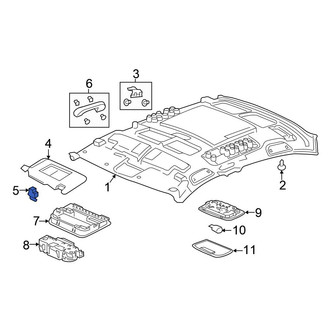Honda OE - Sun Visor Holder