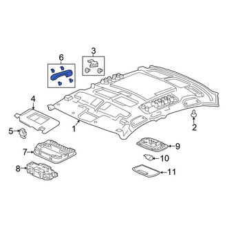 Honda OE - Rear Interior Grab Bar