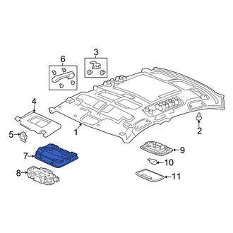 Honda OE - Upper Overhead Console