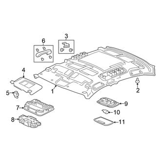 Honda OE - Roof - Interior Trim (Sedan)