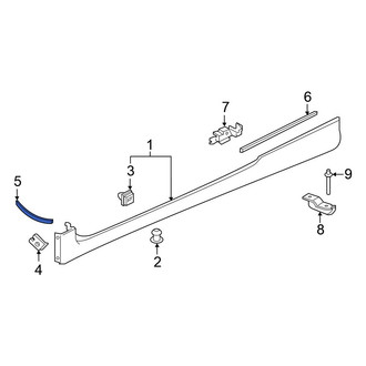 Honda OE - Front Rocker Panel Molding Seal