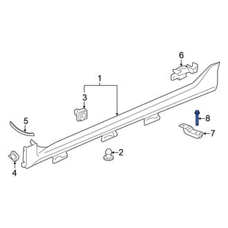 Honda OE - Mud Flap Rivet