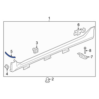 Honda OE - Rocker Panel Molding Seal
