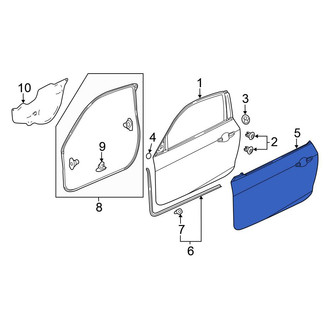 Honda OE - Front Left Outer Door Outer Panel