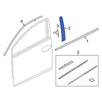 Honda OE - Front Right Door Applique