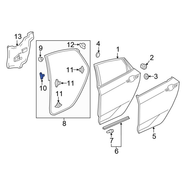 Door Seal Clip