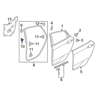 Honda OE - Door Seal Clip