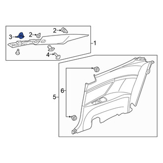 Honda OE - Upper Console Clip