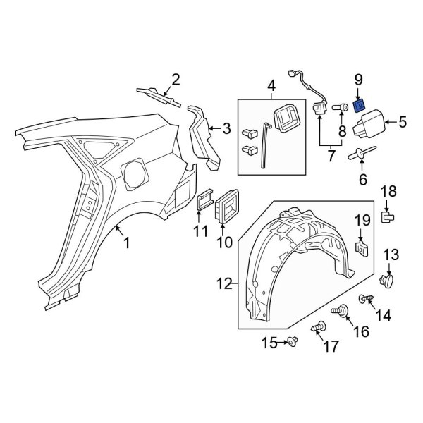 Fuel Door Latch