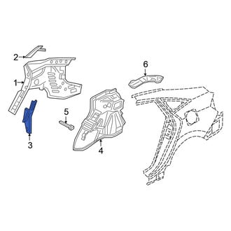 Honda OE - Rear Left Quarter Panel Extension